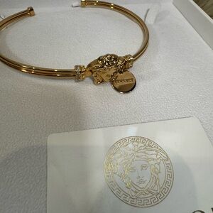 Versace Gold Medusa choker necklace